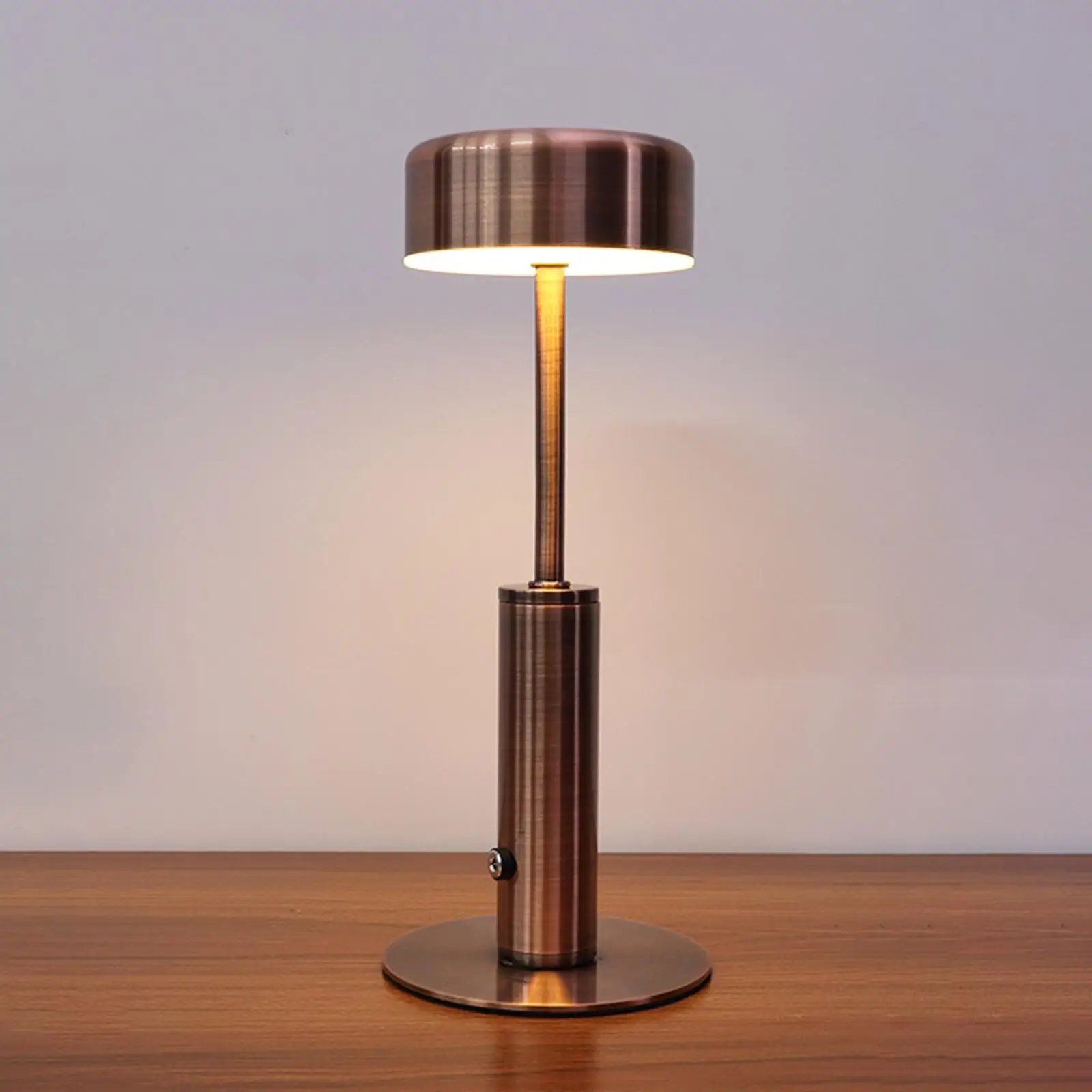 Modern Night Light 2W , 3 Levels Brightness, Wireless Battery Operated Desk Lamp Touch Sensor for Bar Decor Reading Coffee Shop