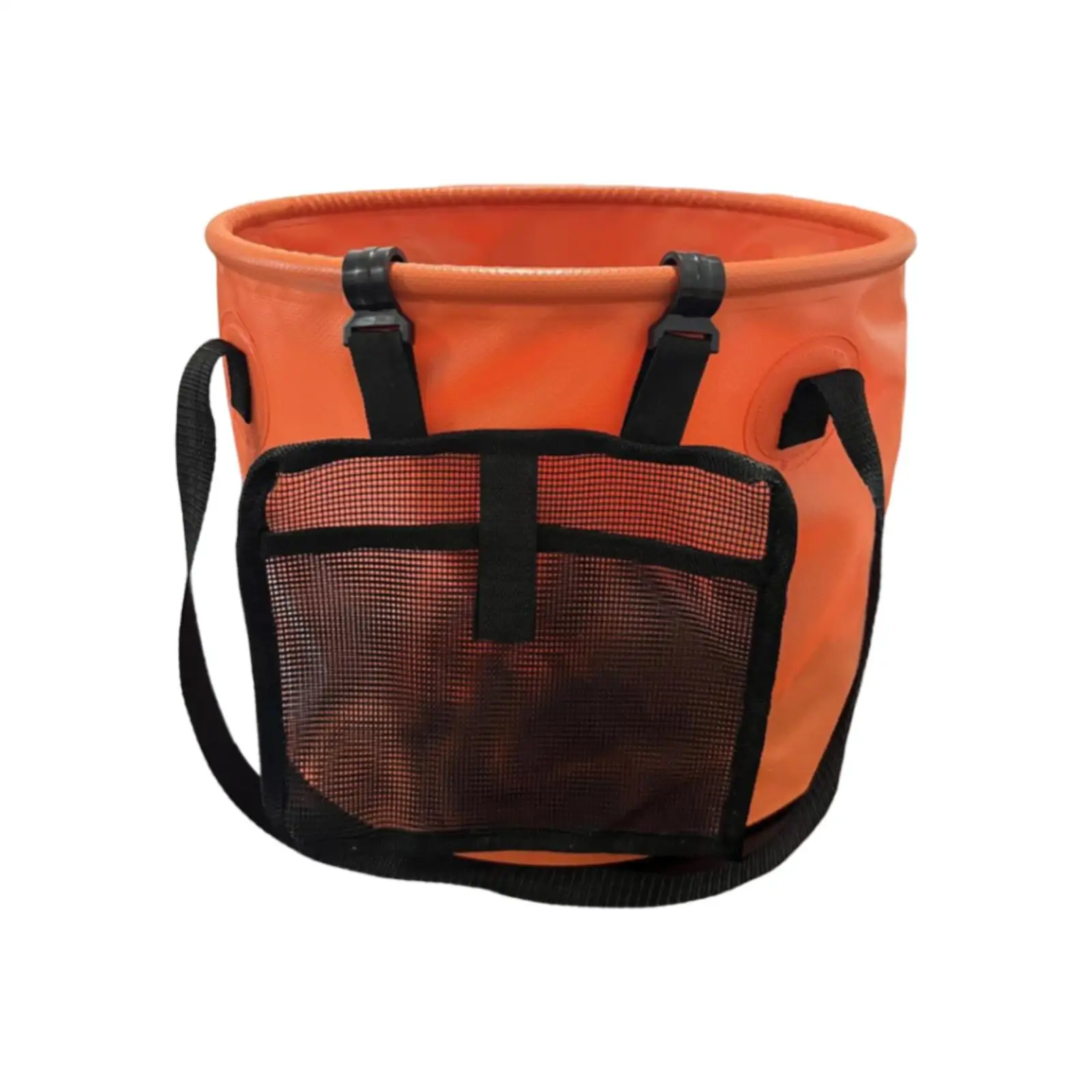 Collapsible Bucket Folding Portable Multifunctional 28L Folding Water Storage Bucket for Camping Travel Fishing Boating Outdoor