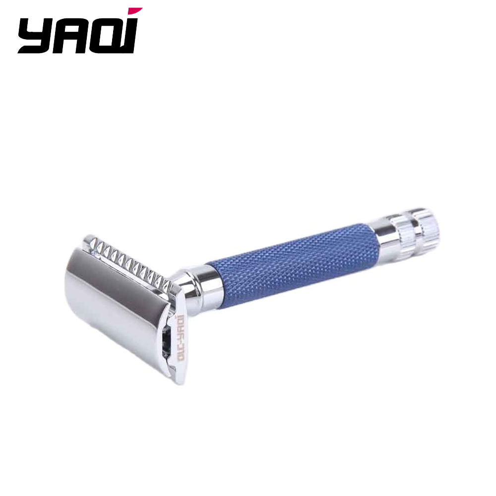 Best of Yaqi Blue Color Brass Heavy Handle Wet Safety Razor For Mens Reviews & Tips