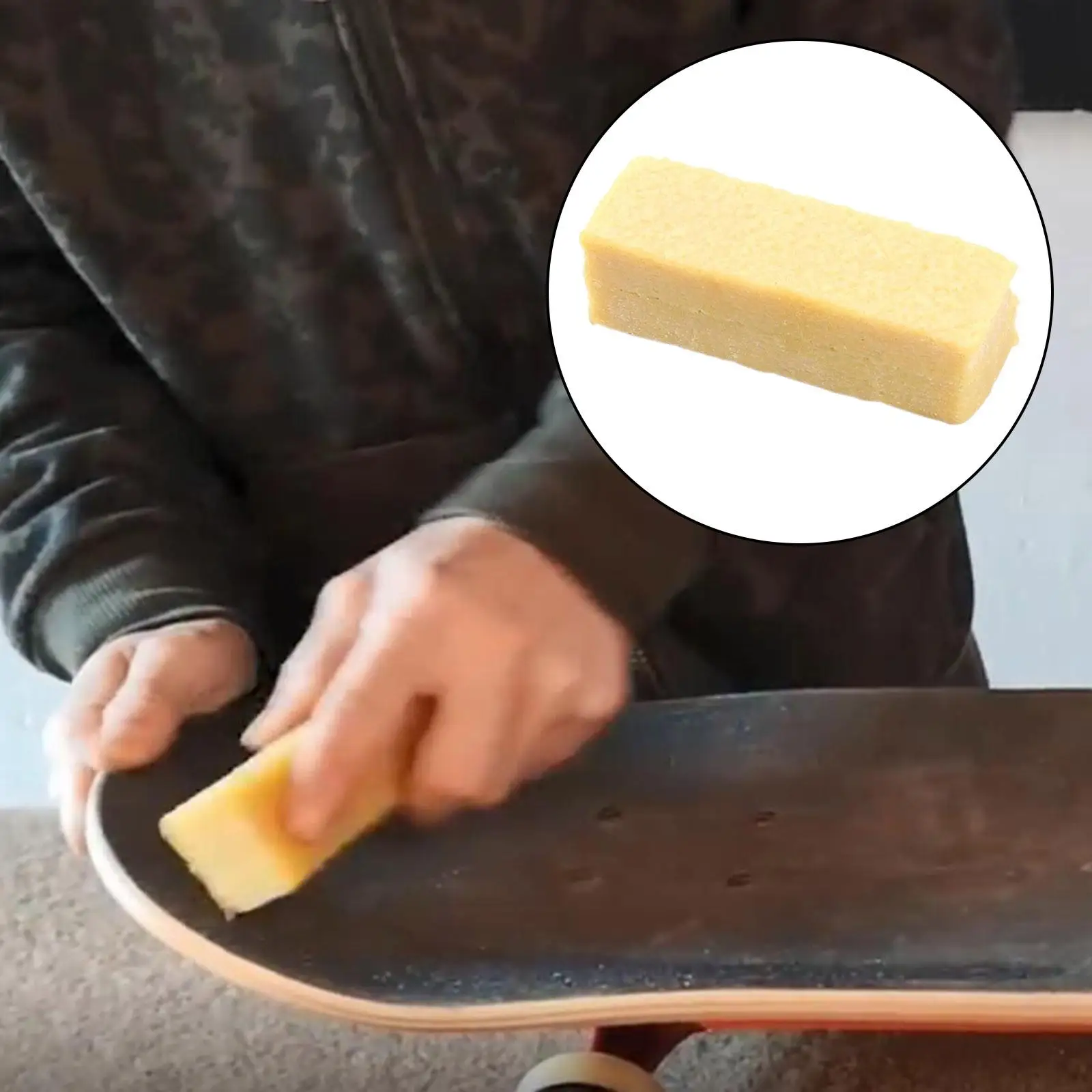 Natural Skateboard Eraser Dirt Debris Remover Rough Tape Gummy Cube Cleaner