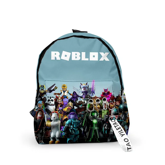 2PC-SET Roblox Students Schoolbag Children's Backpack Children's Backpack  Schoolbag Boys and Girls Backpack Lightening - AliExpress