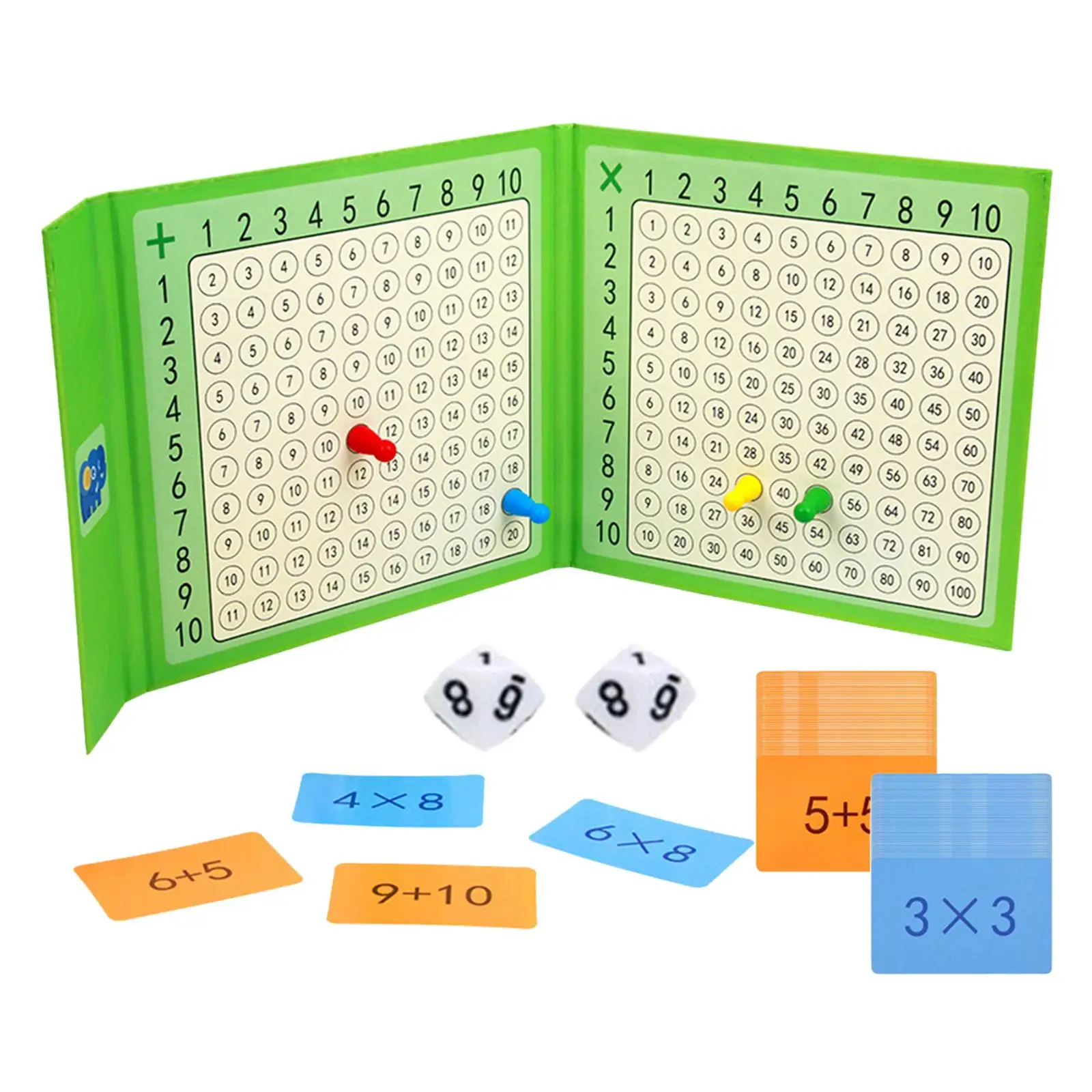 Addition Exercise Board Game Multiplication Division Board Early Learning Toys for Children Toddlers Birthday Gifts