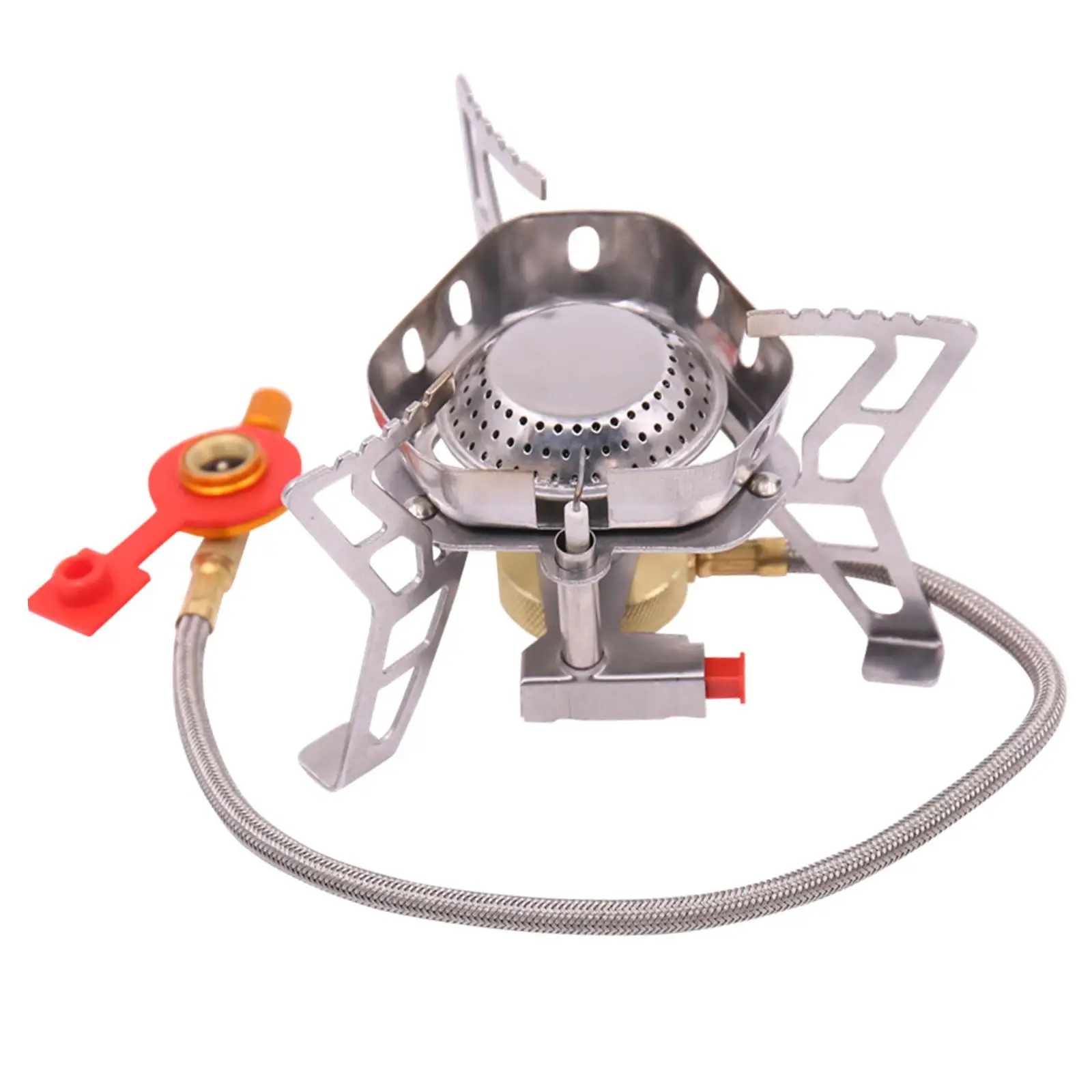 3600W Camping Gas Stove Ultralight Outdoor Gas Burner with Piezo Ignition for Picnic