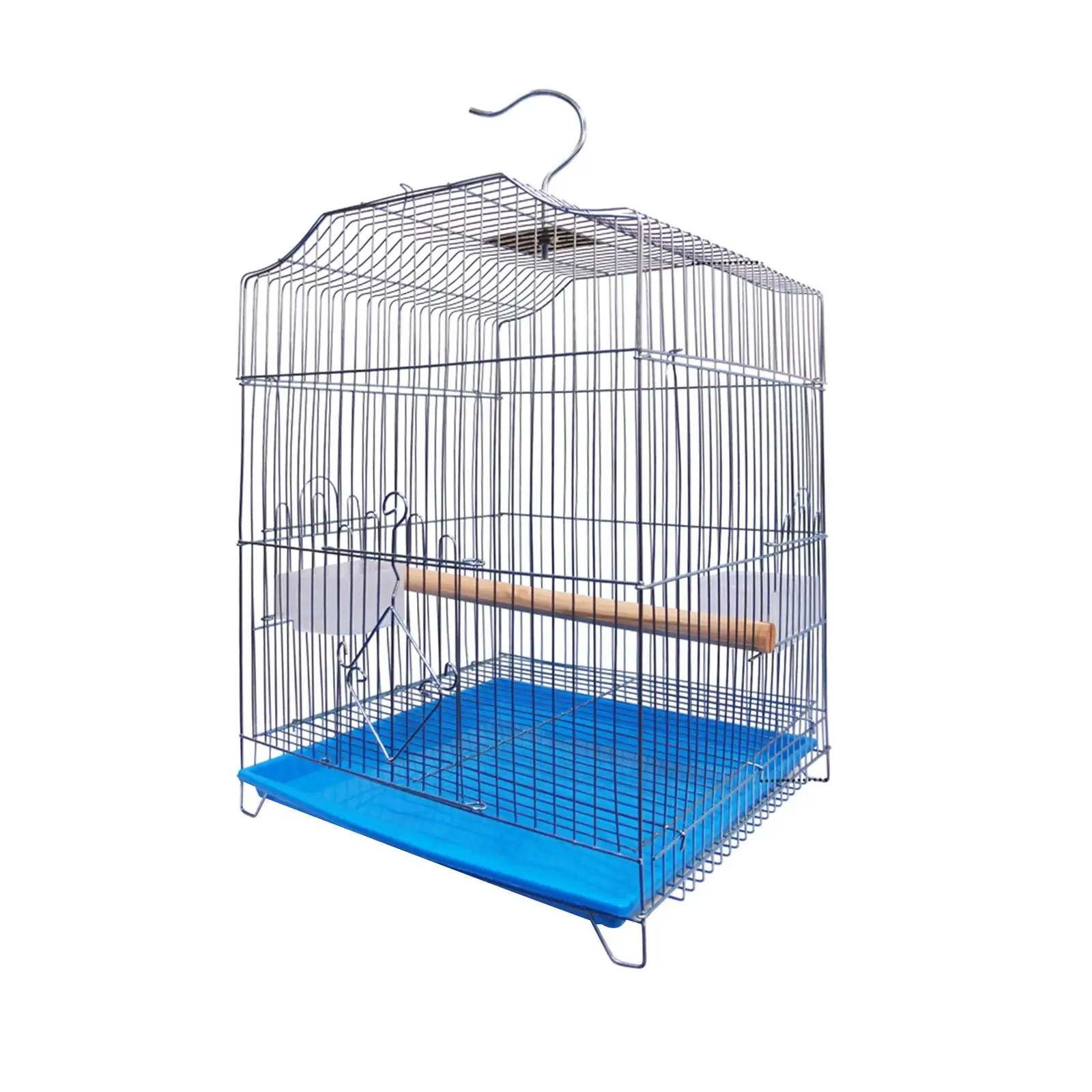 Large Bird Cage Stand Cage with Food Cup Hanging Parrot Finches Parakeet