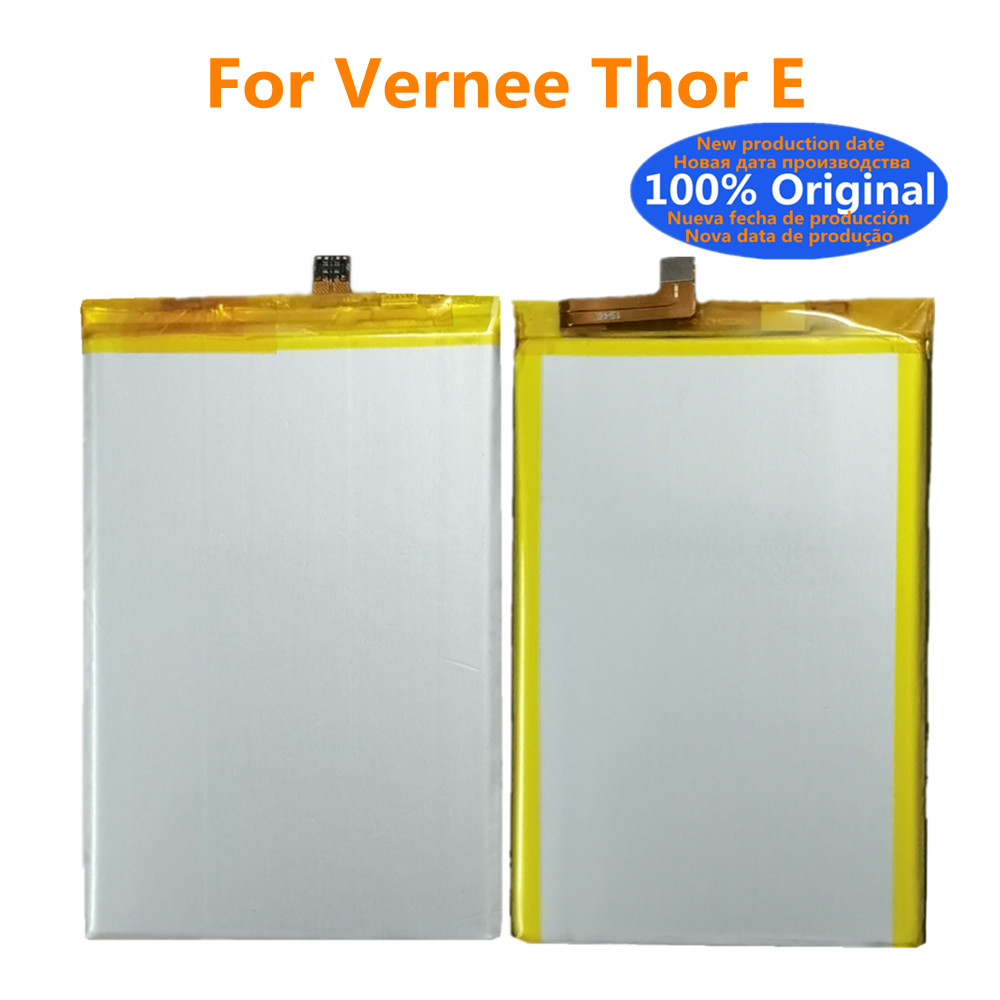 Новинка 100% Оригинальный аккумулятор для Vernee Thor E MTK6753 батарея для  телефона 5020 мАч запасные батареи с реальной емкостью | AliExpress