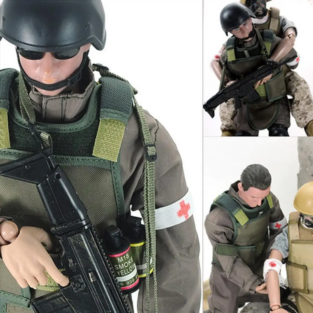 1/6 Military Army Combat SWAT Soldier NB04A 12" Police Action Figure Model 