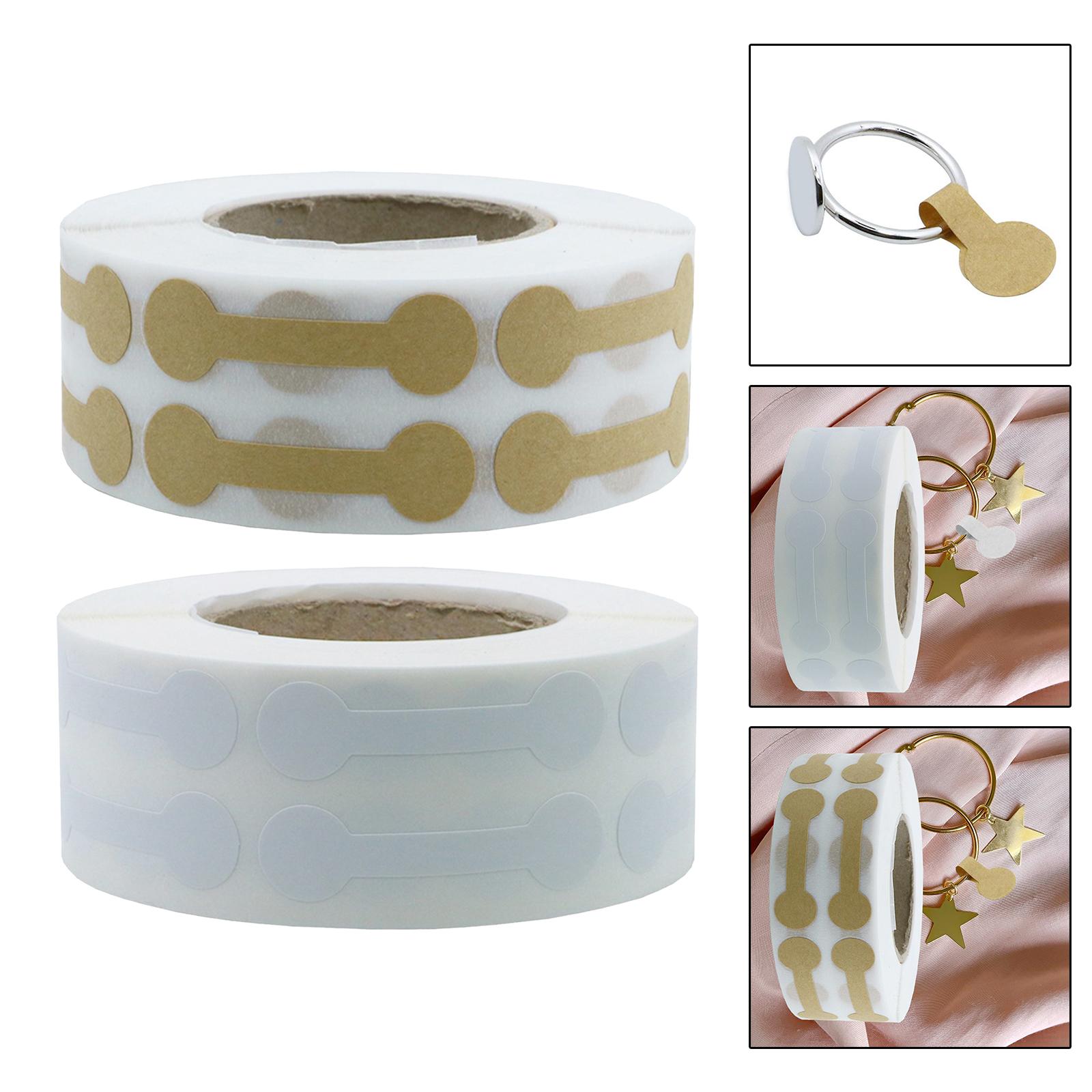 500x Jewelry Price Tag Stickers Short Dumbbell Labels Stickers for Rings Jewelry Shops Identification Stickers Jewelry Display
