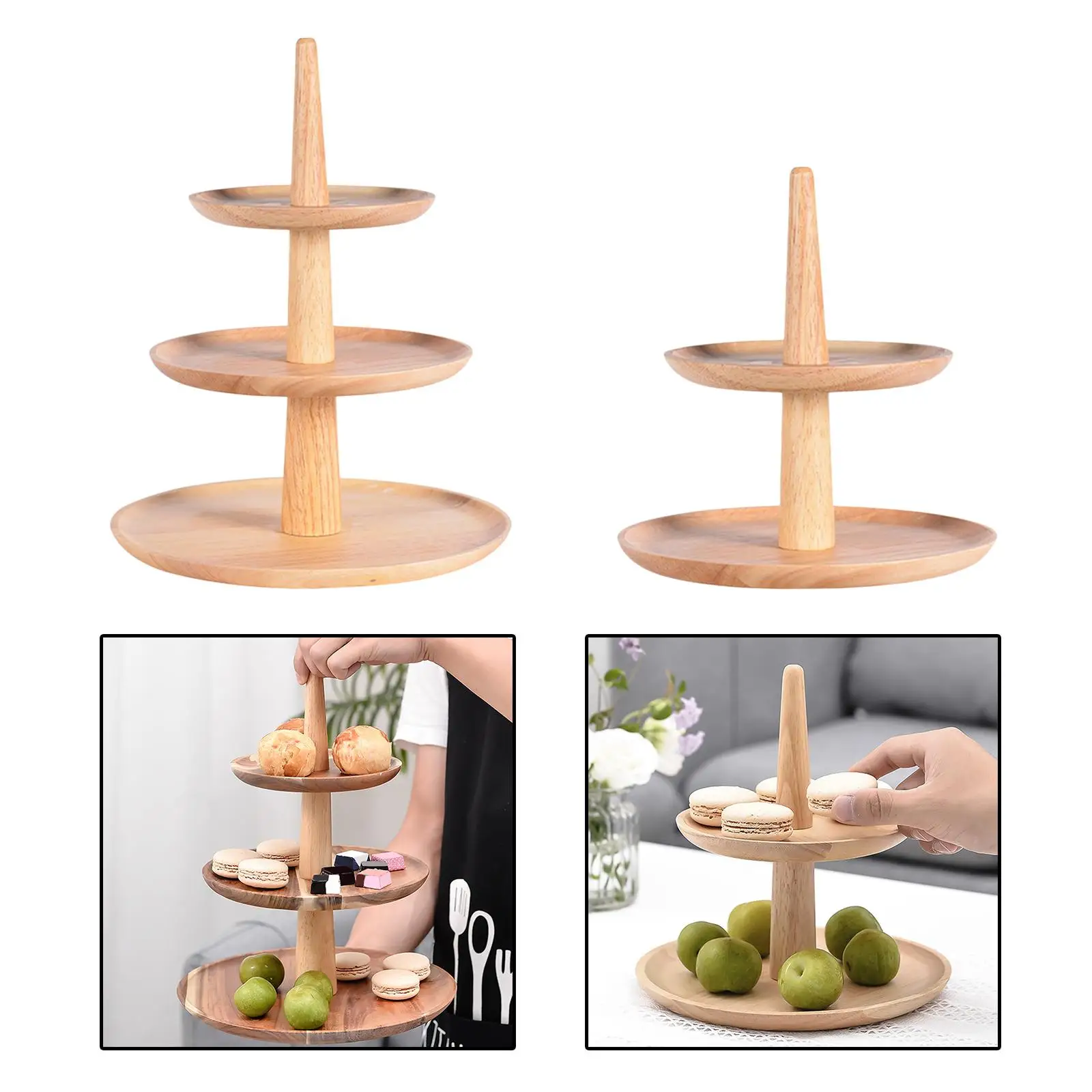 Modern Cupcake Stand Dessert Table Display Set Serving Platter for Birthday