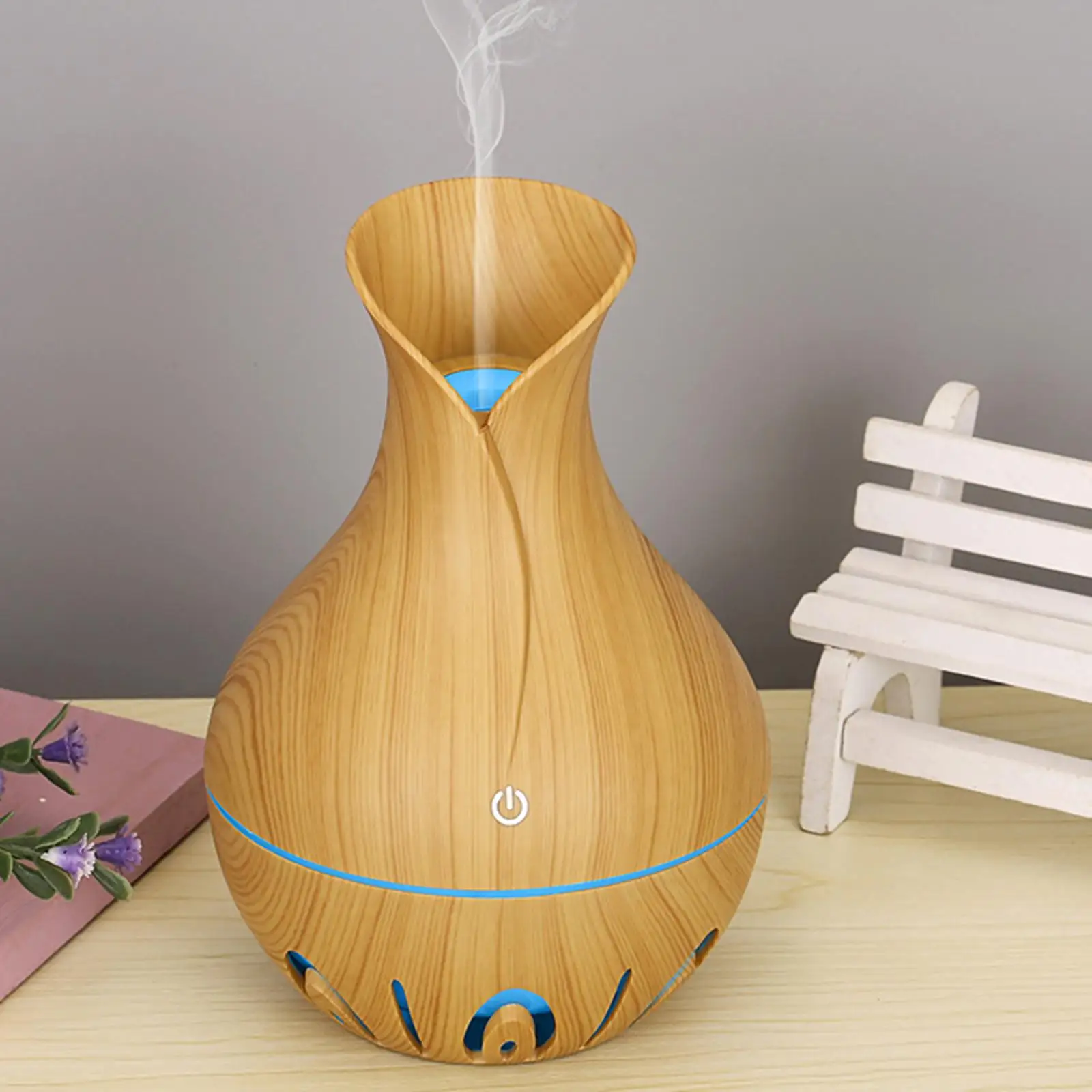 Essential Oil Diffuser Ultrasonic LED Super Quiet Humidifier for Gifts Table Travel