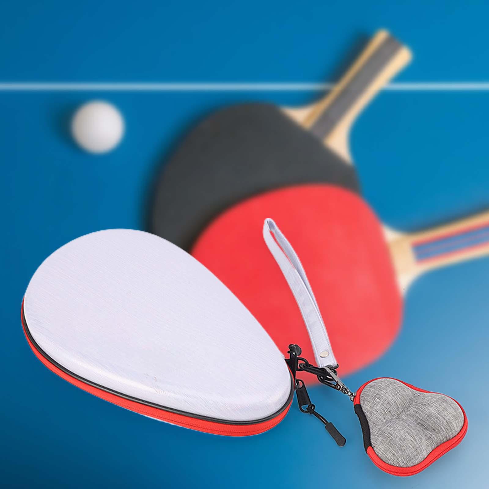 Pingpong Case Wear Resistant with Ball Case Soft Table Tennis Racket Storage Box for Sportsman Unisex Adult Competition