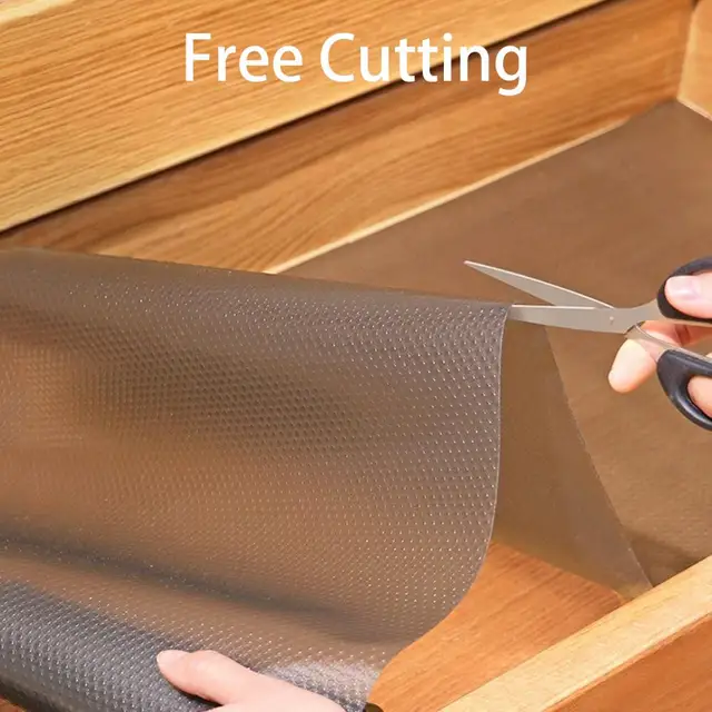 60*150CM Drawer Mat Oil-proof Moisture Kitchen Table Shelf Liner Mats  Cupboards Pad Paper Non Slip Waterproof Closet Placemat - AliExpress