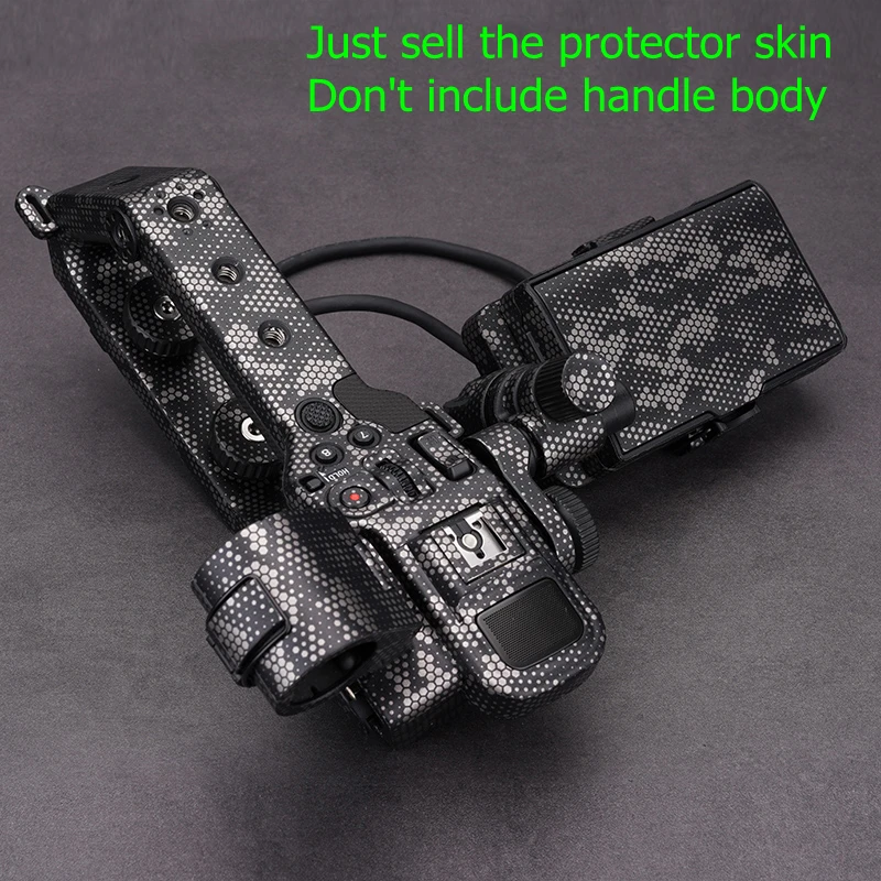 FX6 Handle Sticker Movie Camera Camcorder Coat Wrap Protective Film Body Protector Skin For Sony ILME-FX6VK ILME-FX6 FX6VK camera lens