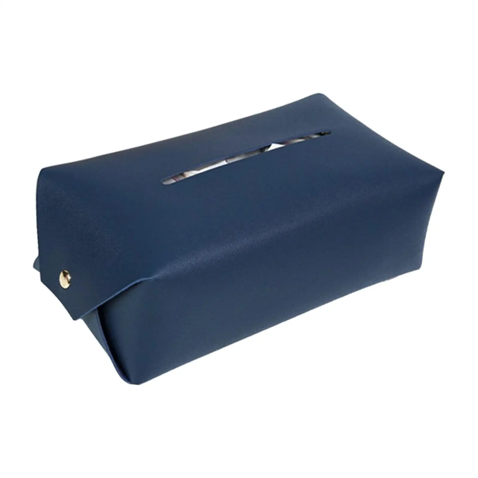 PU Leather Tissue Box Case Storage Box for Office Vanity Countertop Car