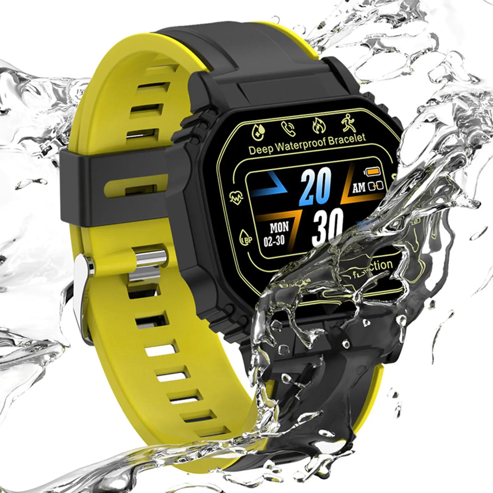 B2 Smart Watch Smartwatch Alarm Clock Sleep Monitor Fitness Tracker Bracelet Heart Rate Monitor Waterproof Sports Watch