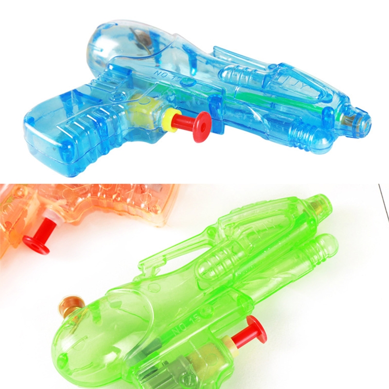 5 Pieces Plastic Water Guns Squirt Water Guns Children's Toy Plastic Guns Color Random for Outdoor Beach Swimming Pool