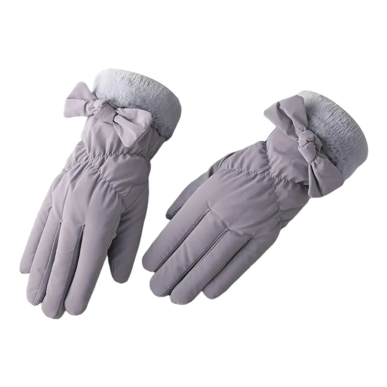 Womens Winter Warm Gloves, Touch Screen Texting Fleece Lined Windproof Driving Gloves Hand Warmer