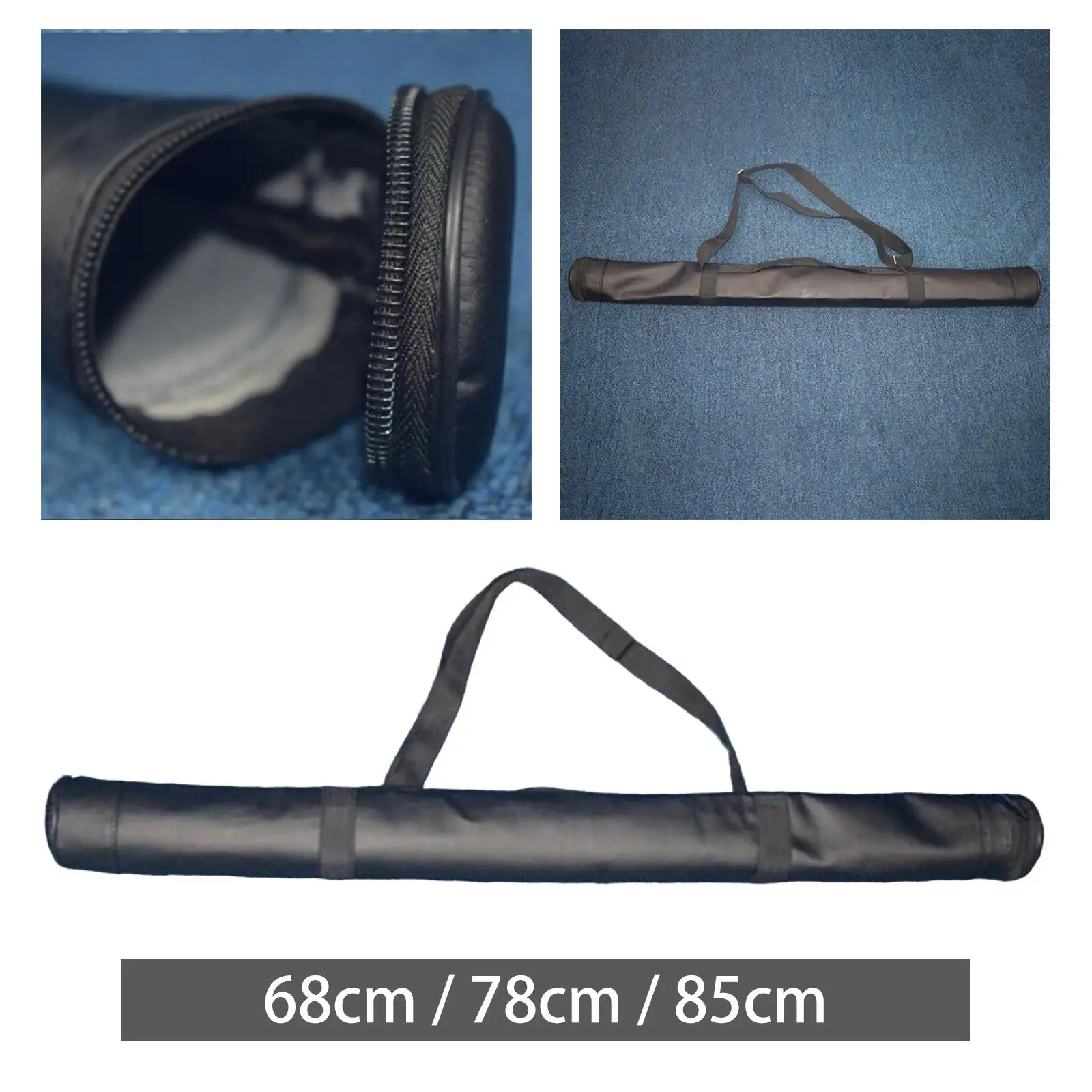 Billiard Pool Cue Bag Carrying Case Soft Cue Bag Organizer Adjustable Protector Billiard Stick Storage Bag Rod Sleeve Accessory