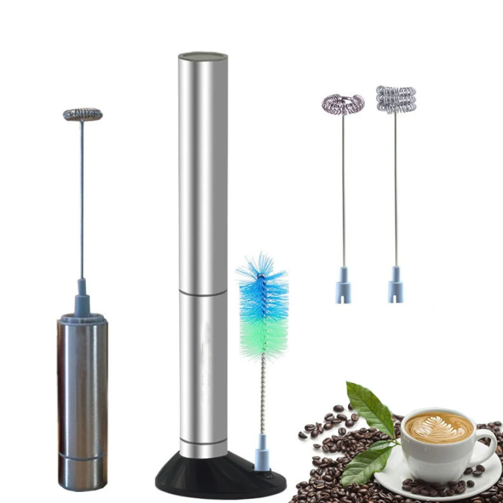 Milk Portable Cappuccino Makers Stainless Steel Electric Milk Frother