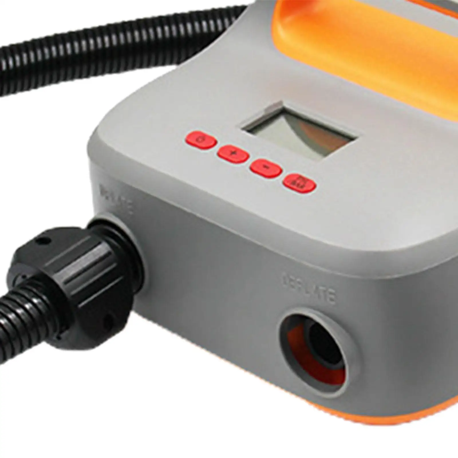 Multifunction Electric Pump 0~20PSI Inflation Deflation W/ 3 Nozzles with LCD 12V DC Dual Stage for Paddle Board Boat