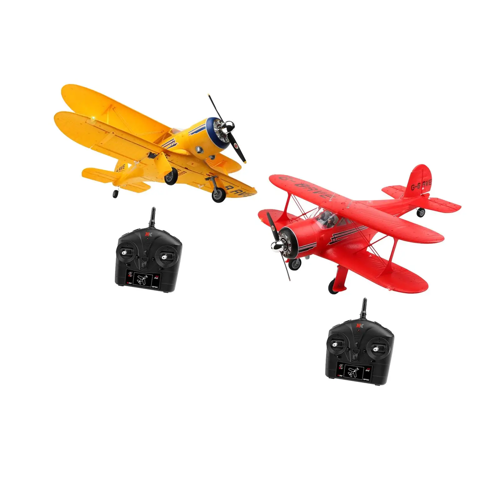 Fixed Wing Aircraft Foam Model Anti Collision 4 Channels with Flash Light Easy to Control Airplane Model Toys for for Beginners