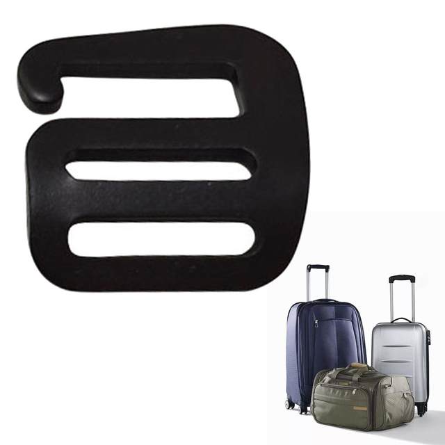 Boucle De Sacoche De Selle Vélo Réglable 27 Cm - Rotation 360°, Capacité 75 Kg - En Nylon Renforcé, Pour Fixer Sacoches Latérales Sur Porte-bagages - 2