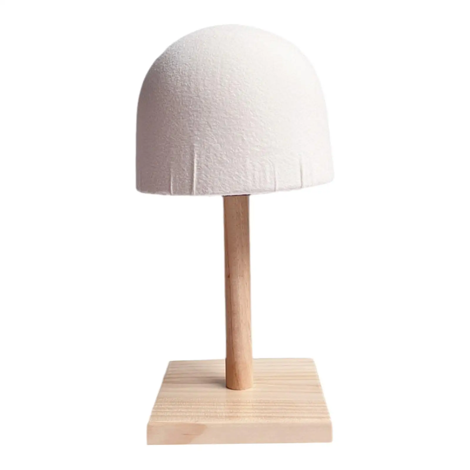 Hat Cap Holder Stand Sturdy Stable Wig Display Stand Non Slip Long Short Wig Display for Travel Shops Styling Women Salons