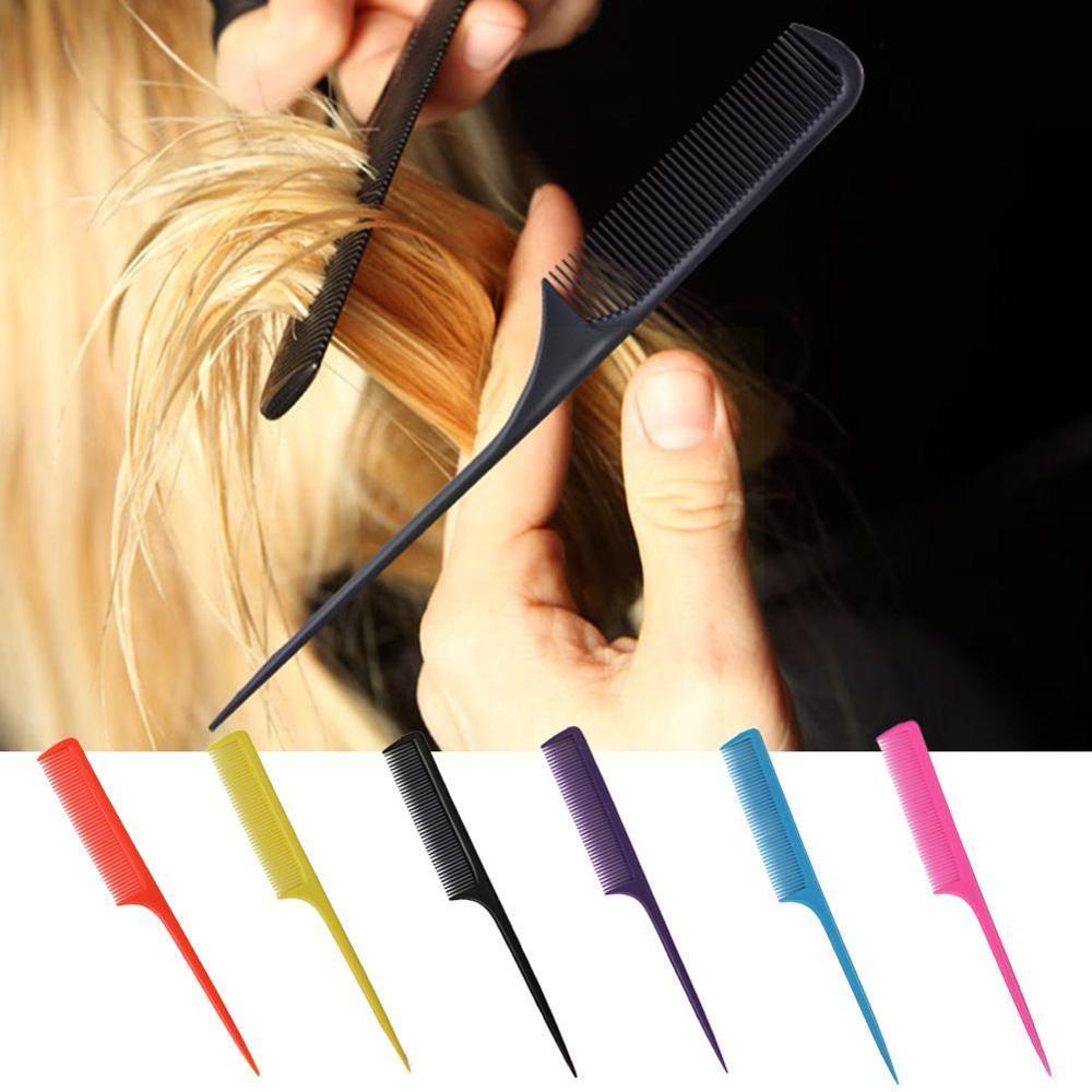 Best of 1Pcs Plastic Fine-tooth Comb Anti-static Sharp Tail Draw Tool Comb Point Carbon Style Fiber Styling Rat Comb Hair Tail Hair H3R9 Reviews & Tips