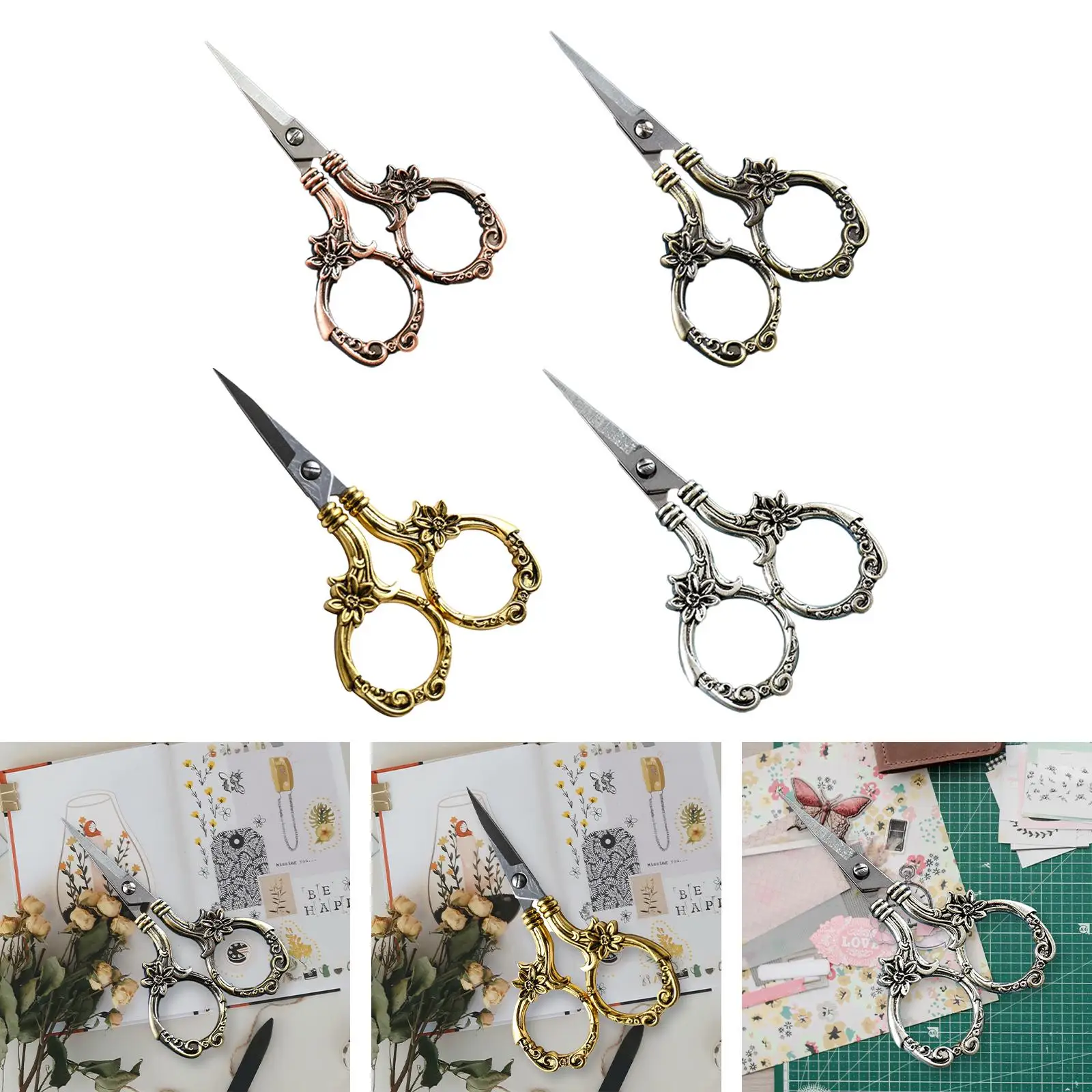 Embroidery Scissors Classic Multifunction Manual Tool Durable Sharp Tailor Scissors for Cross Stitch Shear Home Cutting DIY