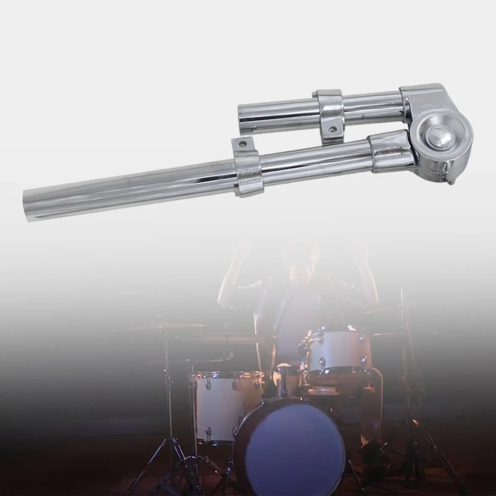 Tom Drum Mount Stand, Drum Holder Hardware, Metal Foldable Tom Holder, Percussion Instrument Spare Parts