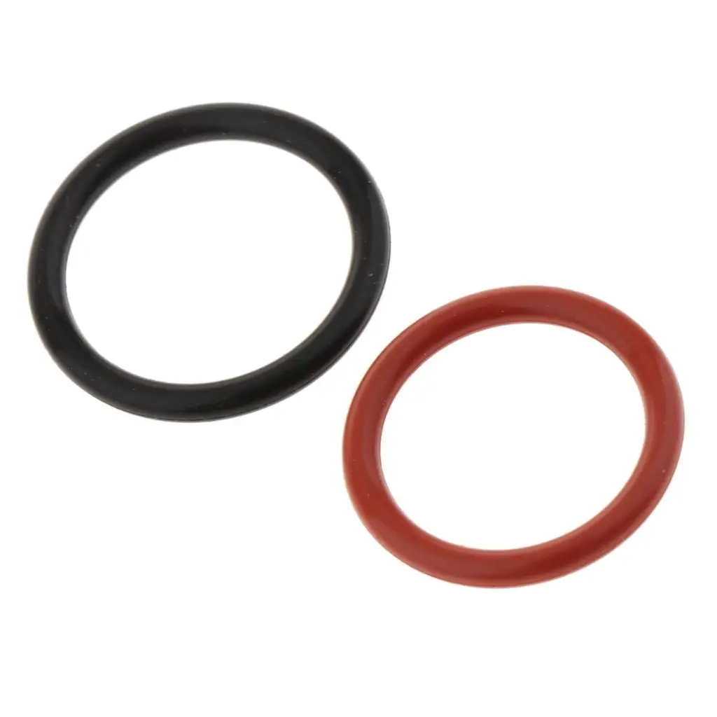 2PCS Power Steering Pump Rubber Inlet & Outlet O-Ring Seals for Honda 