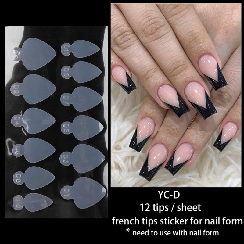 96pcs manicure paper paperless tray auxiliary support photo