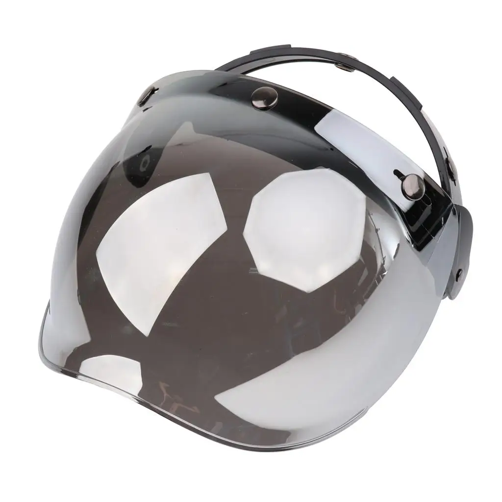 3-Snap Bubble Wind Visor for Motorcycle