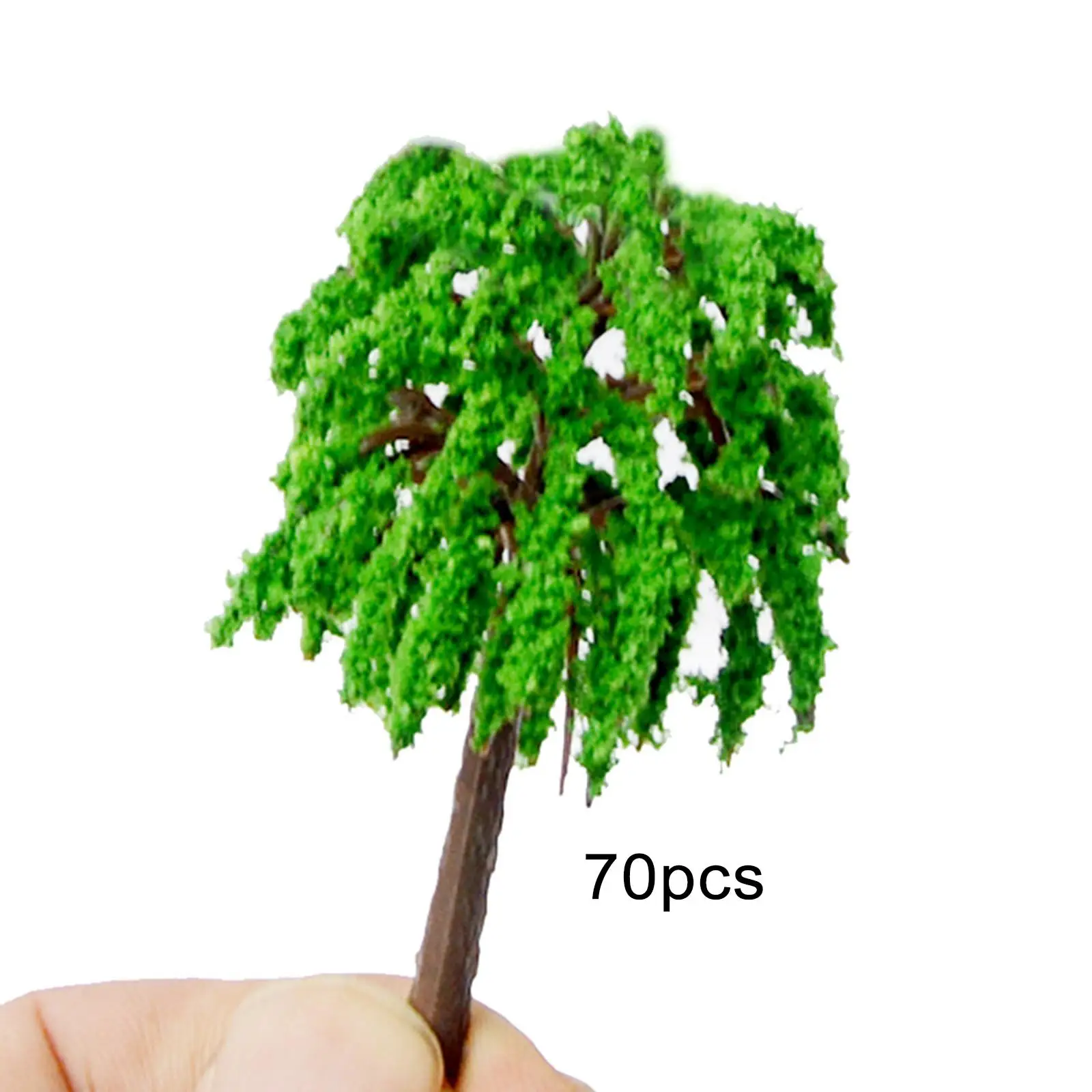 Tree Plant Ornamentm 1/75 Scale Mini Diorama Reusable Scenery Landscape Model