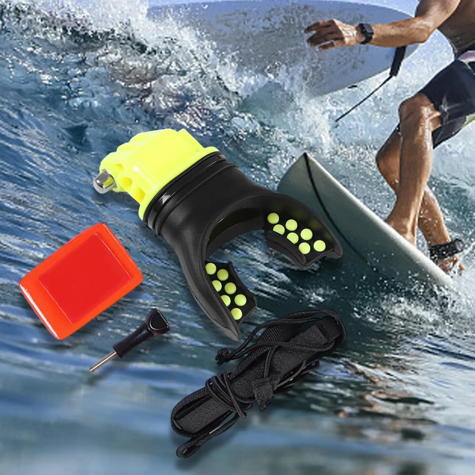 Silicone Bite Mount Mouth Holders Surf Dive Mouth Piece for Action Camera for Skiing Water Sports Kayaking Skating Swimming