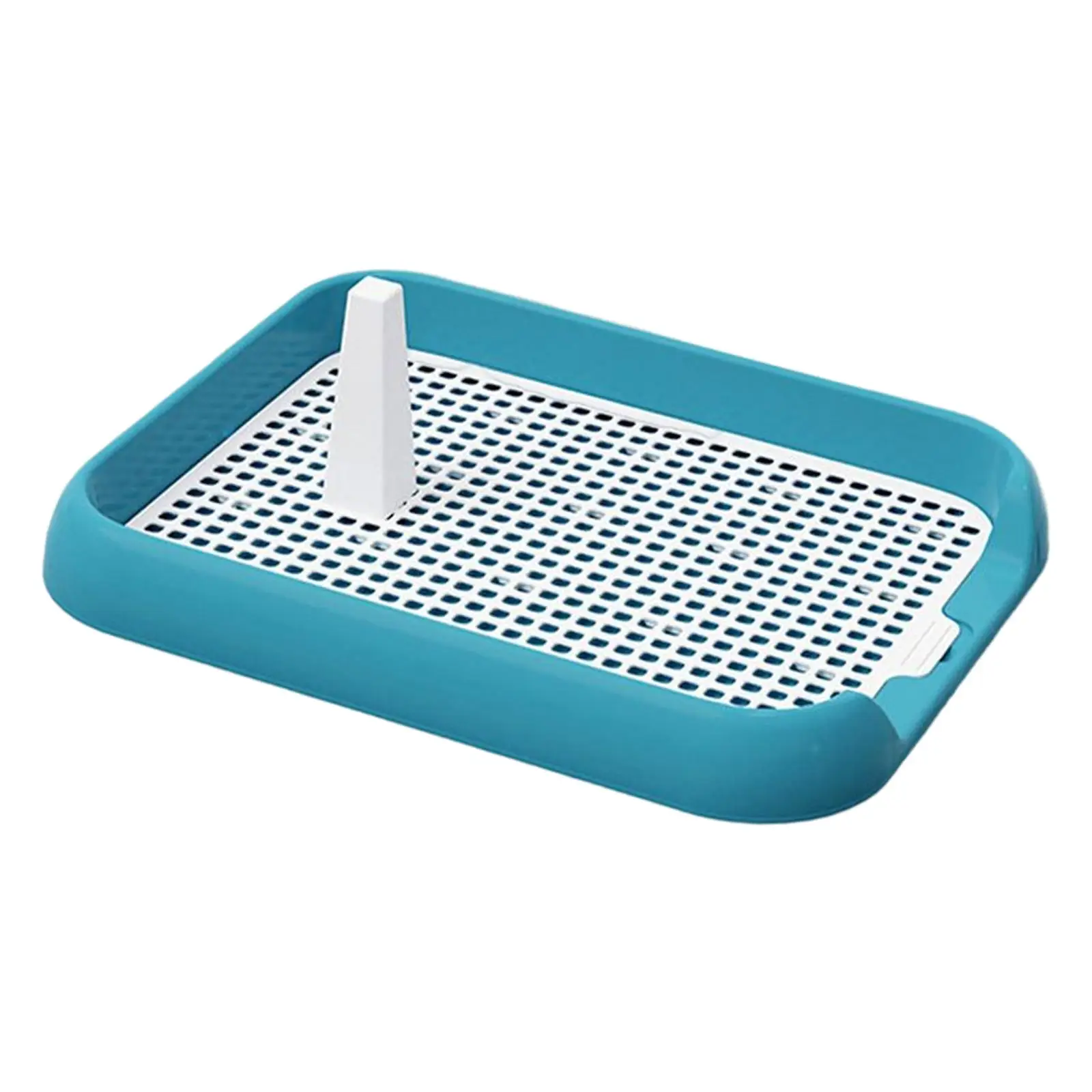 Pet Dog Training Toilet Tray Portable Cat with Column Washable Pet Toilet Litter Tray Accessories for Outdoor Bathroom Indoor