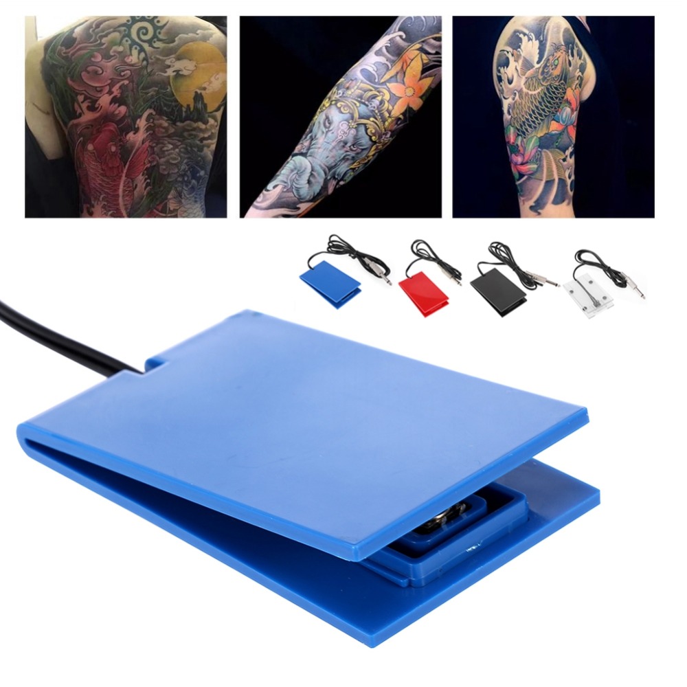 Best of 4 Colors Acrylic Tattoo Pedal Controller Foot Switch For Tattoo Machine Gun Power Supply Temporary Tattoos Transfer Pedal Switch Reviews & Tips