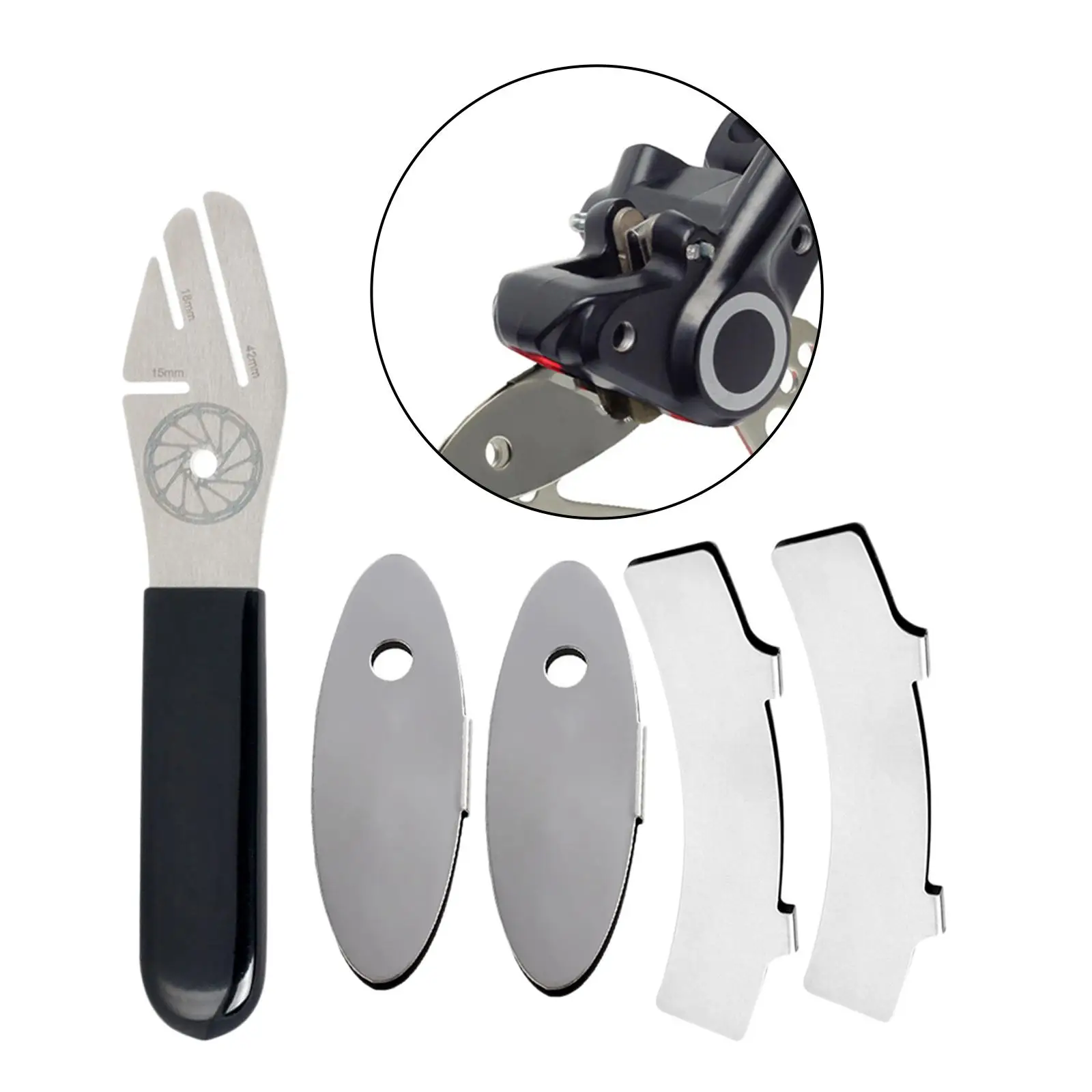 Bike Disc Rotor Truing Fork Disc Brake Caliper Piston Press