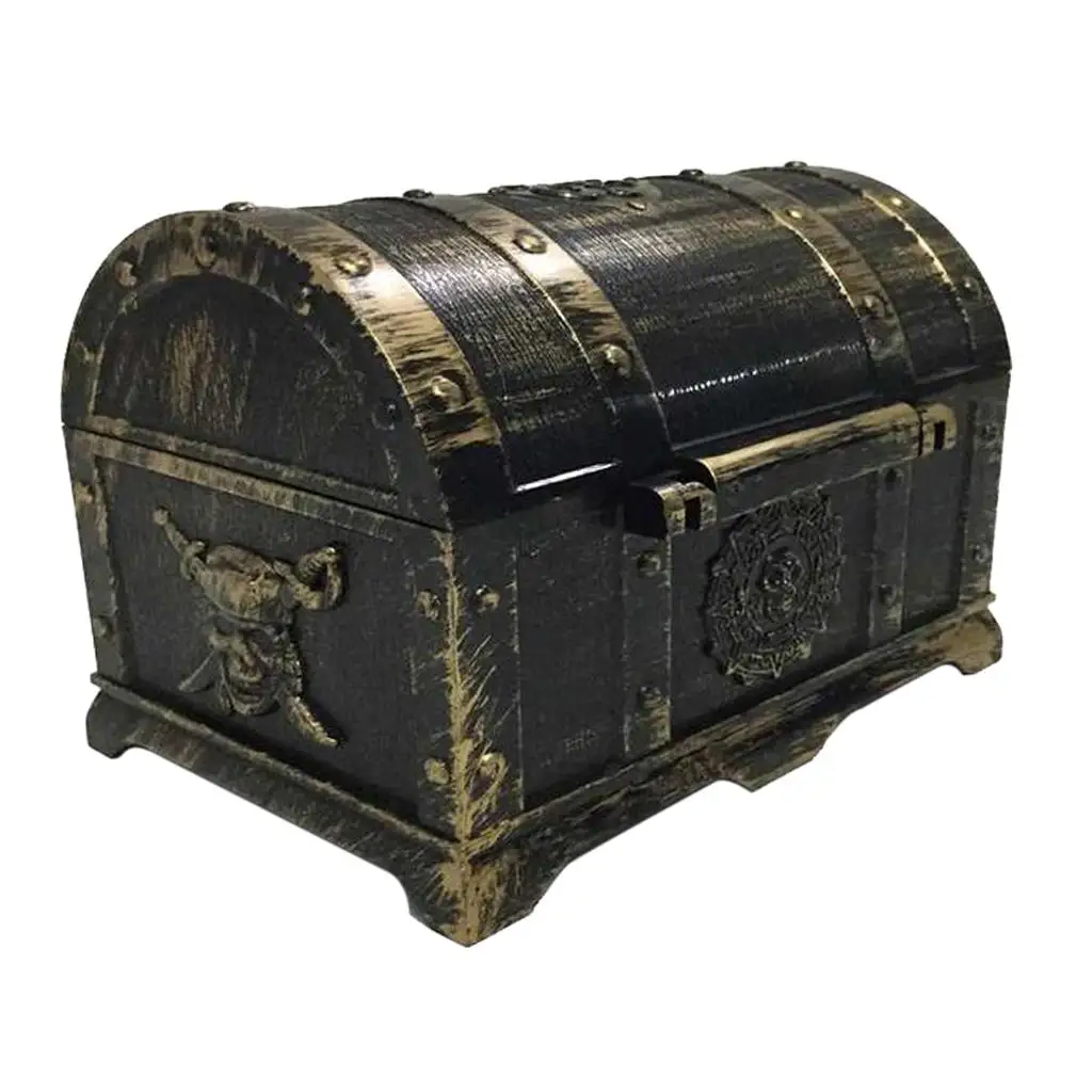 Pirate Treasure Chest Box for Party Favors Small Toys 165x27x130mm