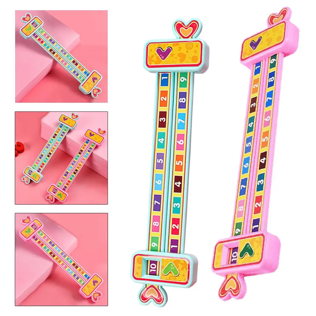 Kids Math Toys Ruler Number Learning Toy Math Calculating Kids Learning Toy