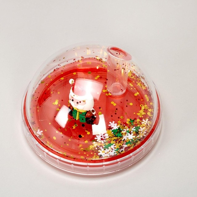 450ml Coffee Straw Cup with Lid Xmas Santa Snowman Reusable Christmas  Tumbler Dropship - AliExpress