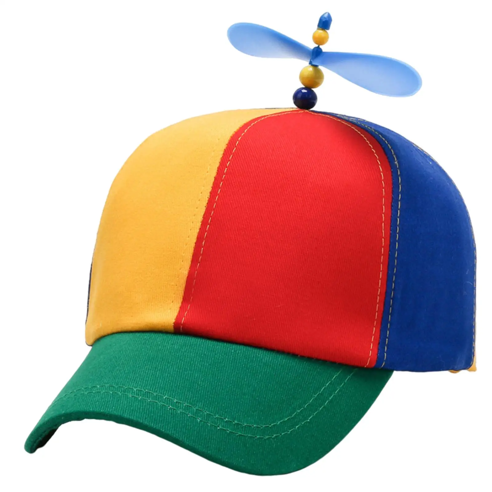 Propeller Hat, Adjustable Size Party Hat Fashion Funny Decoration Novelty Baseball Hat for Outdoor Sports Women Girl Adult