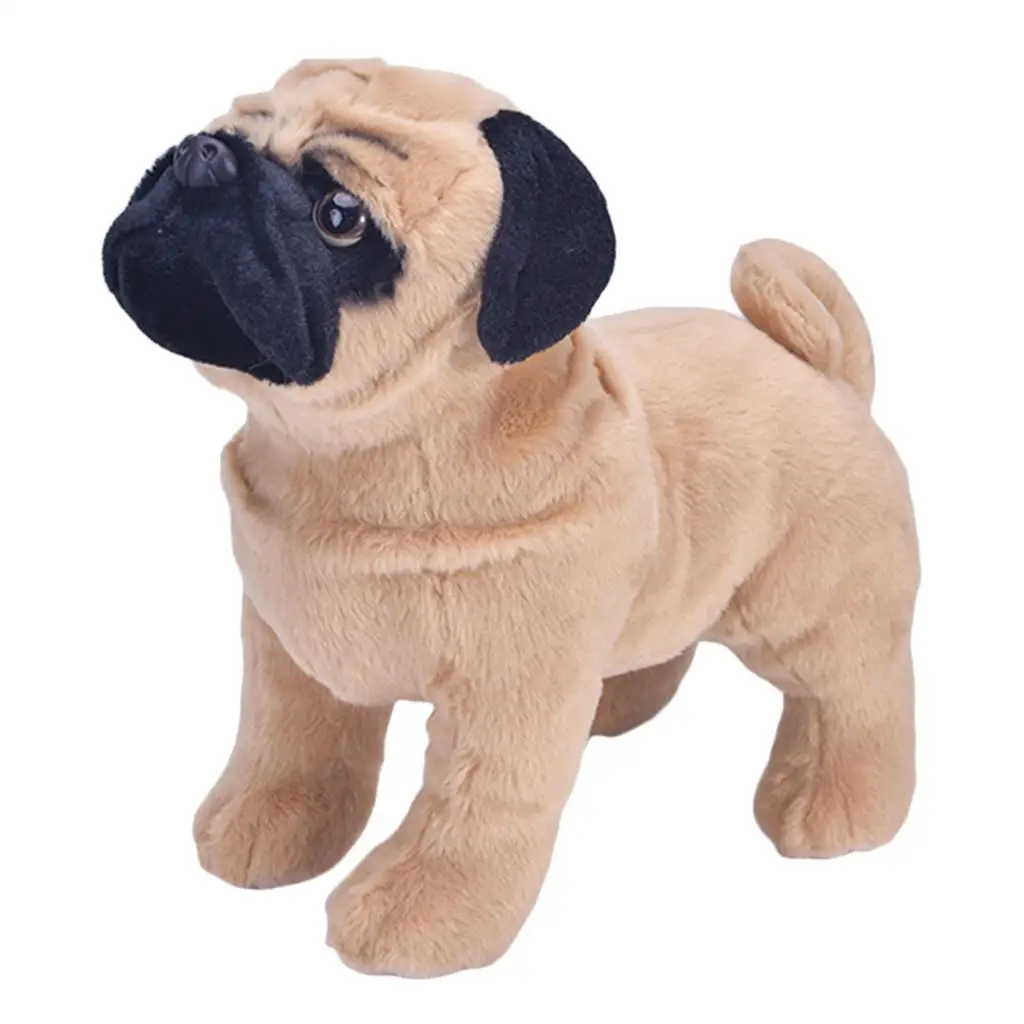 Charming  Plush Dog Toy Soft Stuffed Animal Pug Puggy Pet Doll