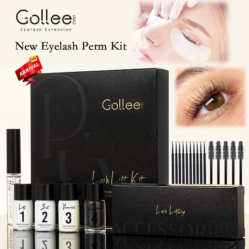 Best of New Gollee Lash Lift Kit Treatment No Harm Eyelash Enhancer Eyelash Perm Set Lasting 4-6 Week Fixation Lash Curling Makeup Reviews & Tips