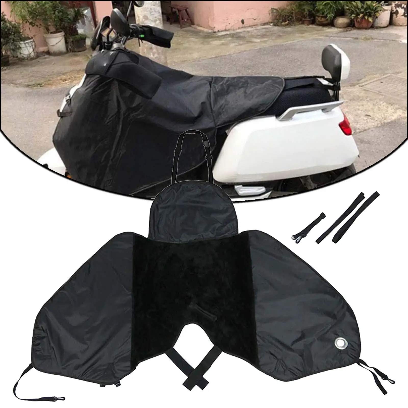 Motorcycle Windproof Quilt Leg Warmer Reusable Universal Leg Apron Protection Oxford Cloth Multipurpose Rain Cover Windshield