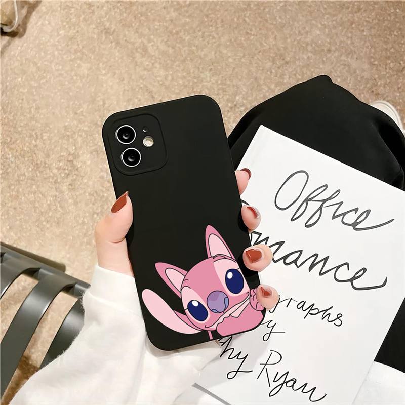 iphone 13 pro phone case Stitch Cute Couple Girlfriends Phone Case Funda Shell For IPhone Xs X Xr 6 6s 7 8 Plus 13 12 11 Pro Max Mini SE2020 Luxury Cover iphone 13 pro max wallet case