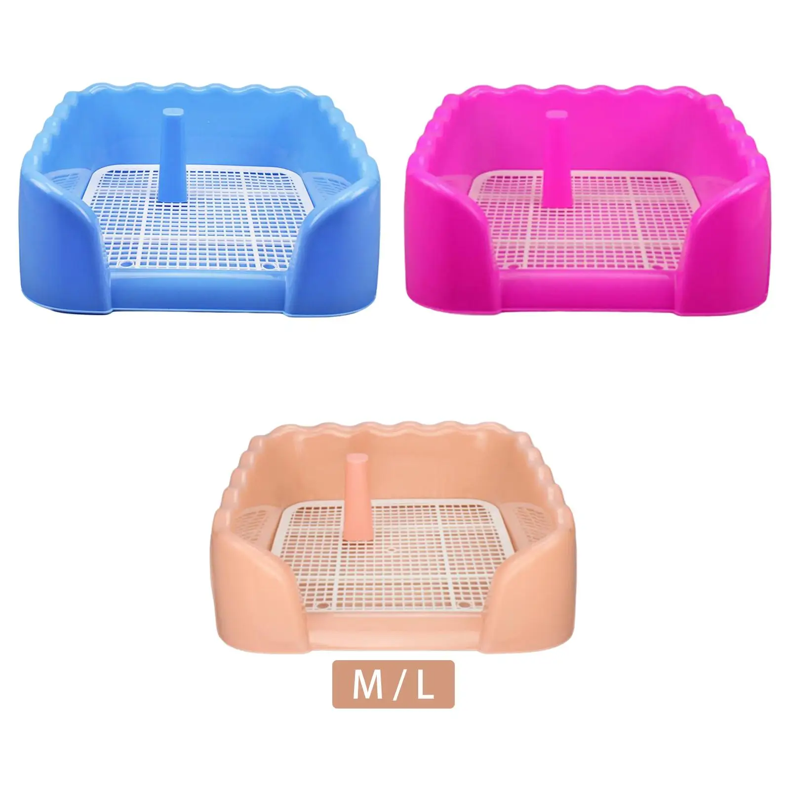 Mesh Dog Toilet for Small and Medium Dogs Puppy Training Tray Pee Pad Holder
