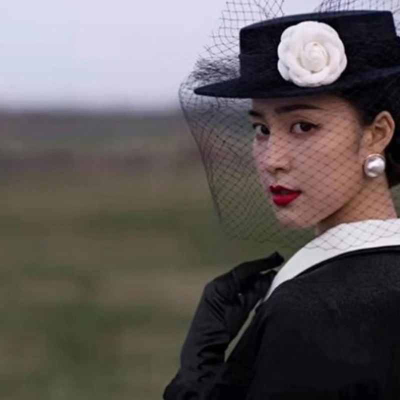 Top Hat Hepburn Style Tophat Black 