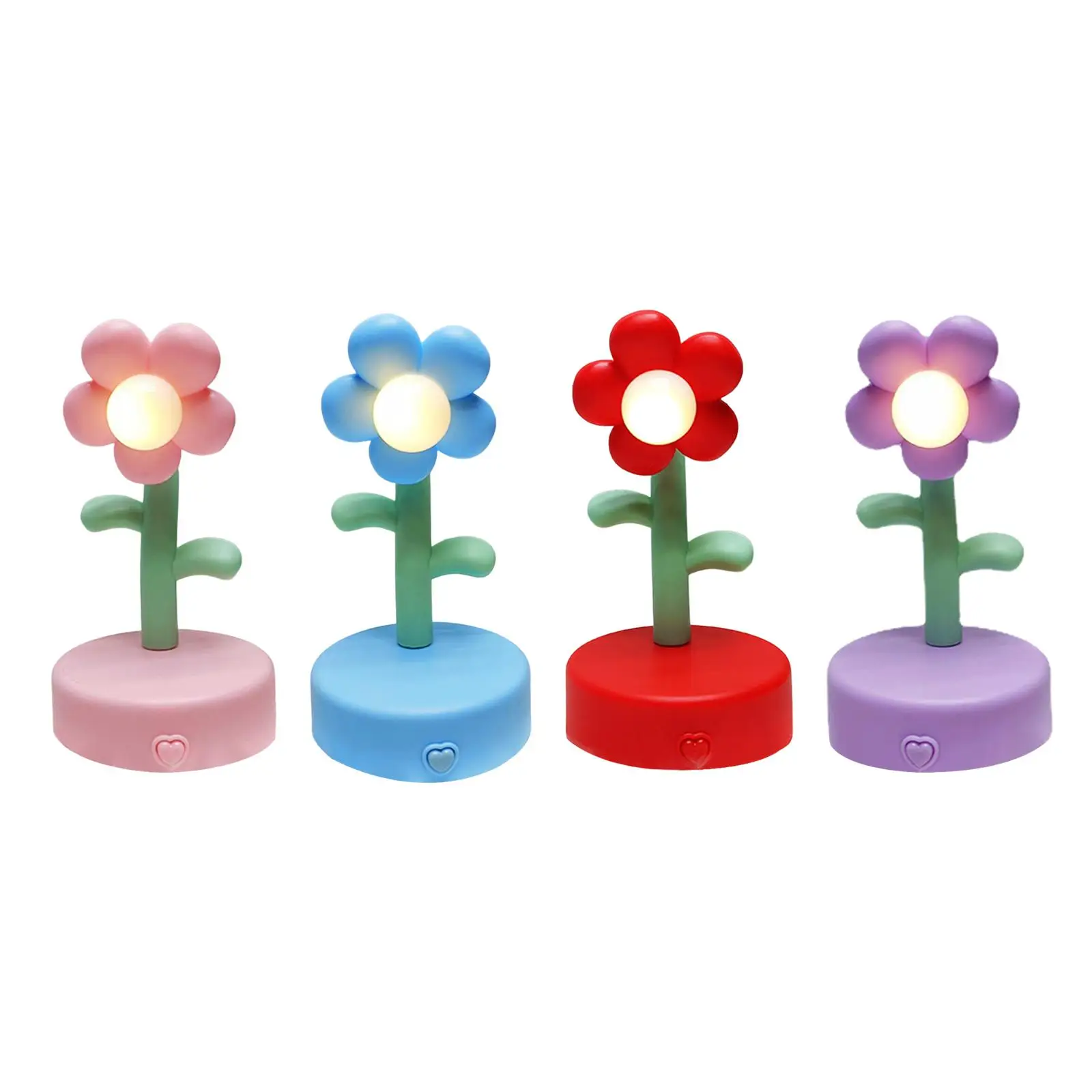 Creative Flower Table Lamp Night Light Portable Decorative Desk Lamp for Party Wedding Bedroom Decoration Birthday Gift