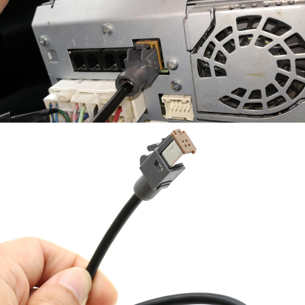 Autoradio USB-Audio eingang Medien daten Kabelst ecker an USB-Kabel adapter 4-poliger Stecker für Subaru Brz Outback Suzuki Vitara – Detail 1