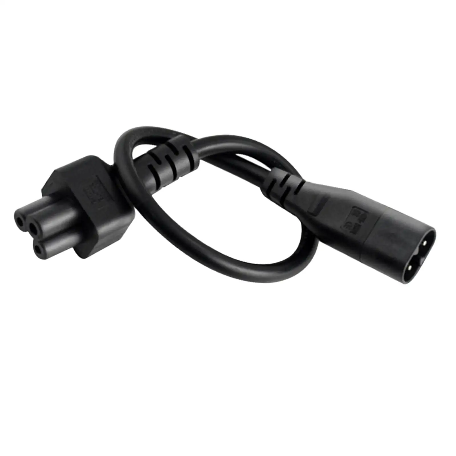 1ft 30cm IEC320-C8 to IEC320-C5 Power Adapter Cable Male to Female Extension Cord for Computer